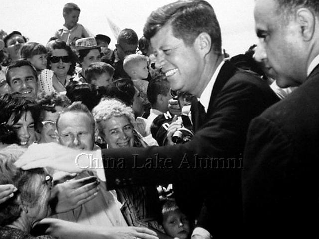 JFK well wishers
