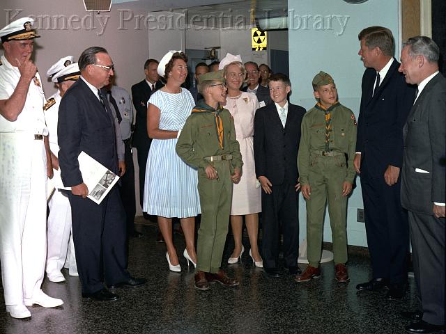 President Kennedy and Senator Claire Engel