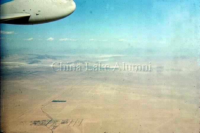 over Inyokern and China Lake