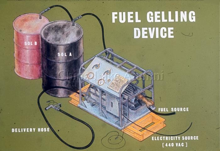 Fuel gelling device