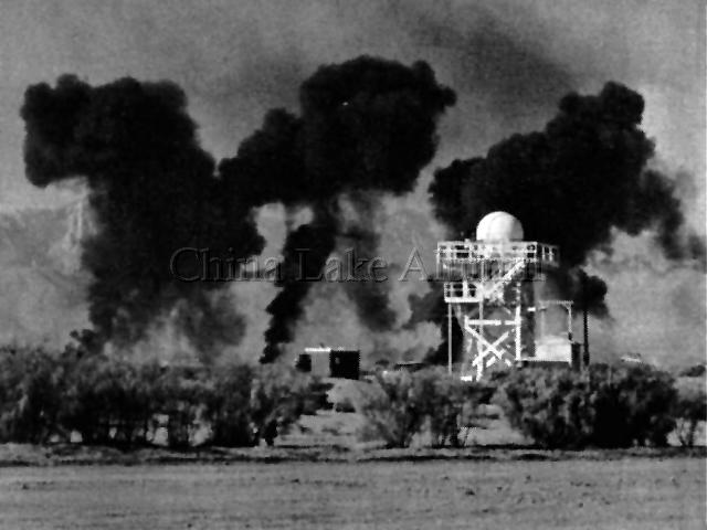 Napalm smoke clouds