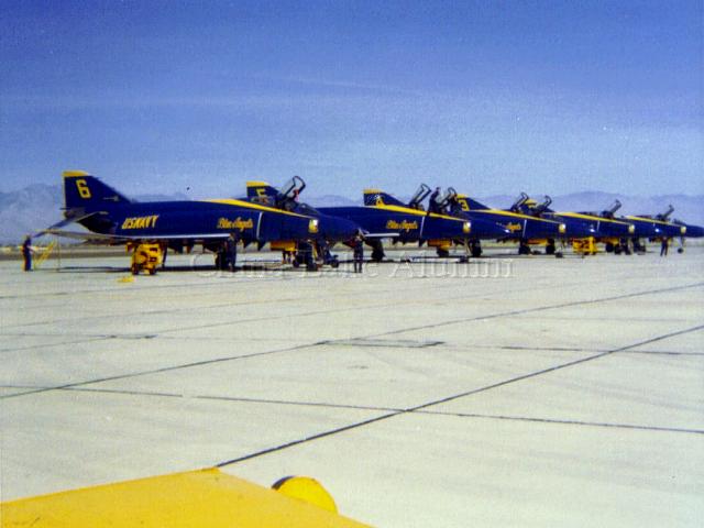 Blue Angels flight line