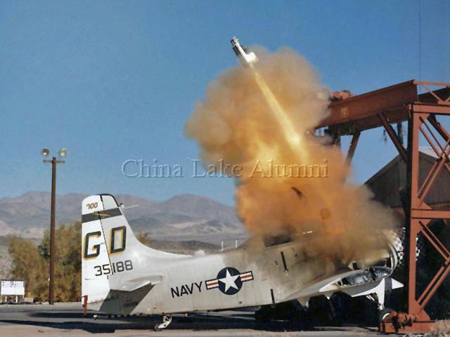A-1E ejection seat test