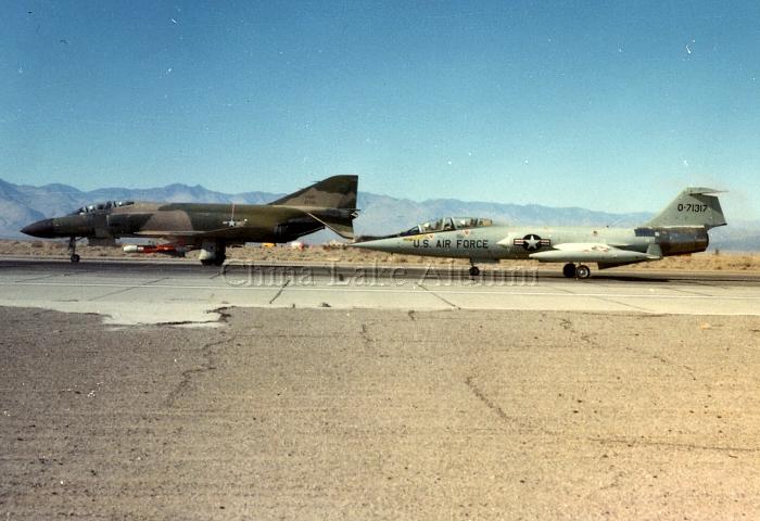 F-4D Phantom and F-104D Starfighter