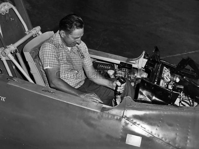F-86H Sabre upper cockpit section