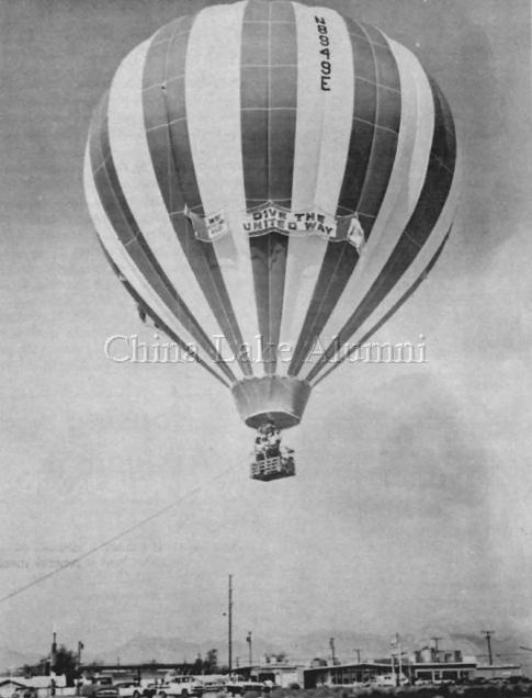 Navy hot air balloon