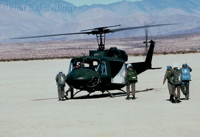 Navy test parachutists