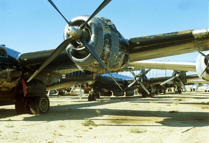 B-29 feathered props